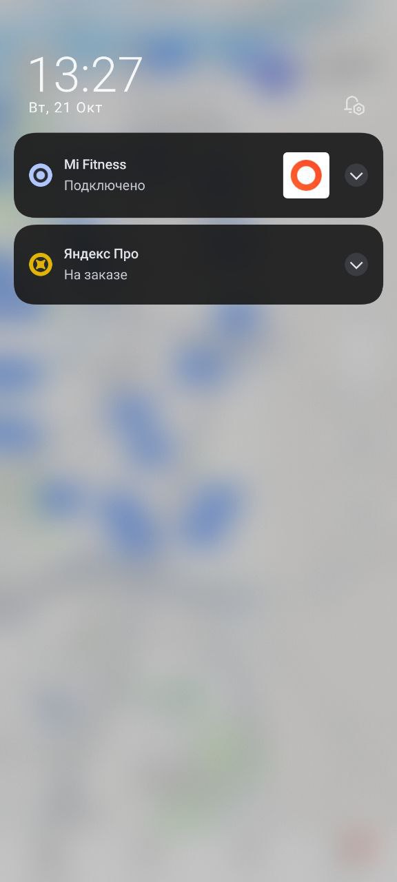 Скриншот заказа на доставку у курьера Санкт-Петербург 21 октября 2025