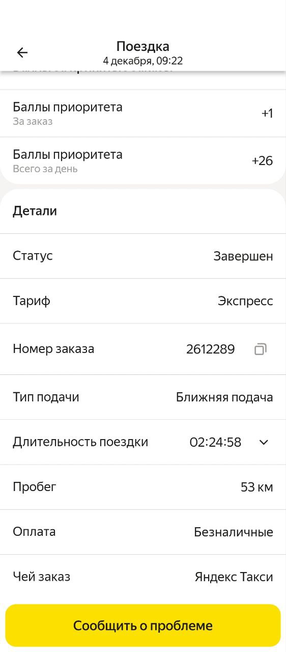 Яндекс Доставка Санкт-Петербург 4 декабря 2025